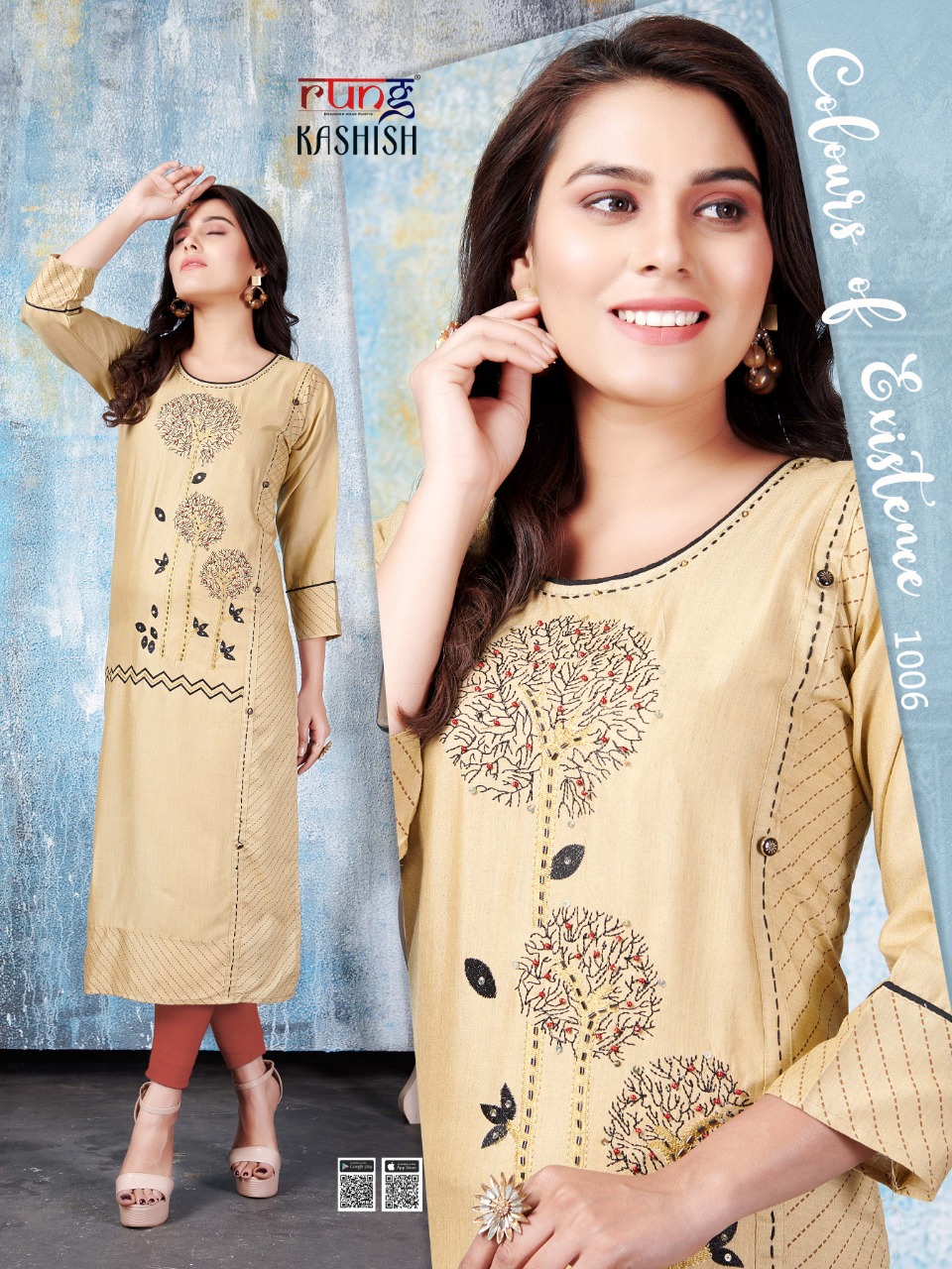 Rung  Presents Kashish Casual Wear Kurtis