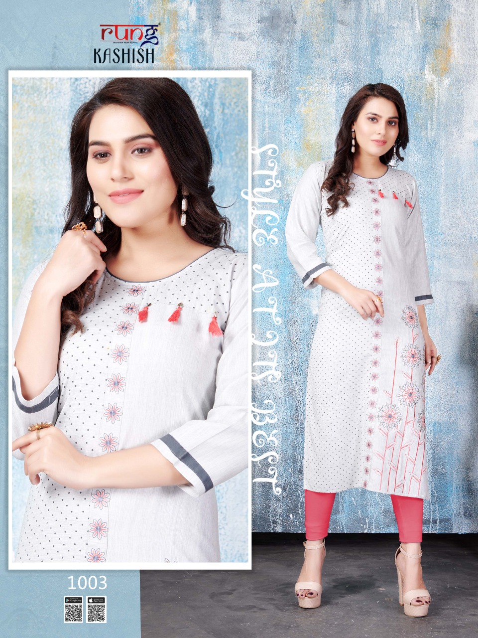 Rung  Presents Kashish Casual Wear Kurtis