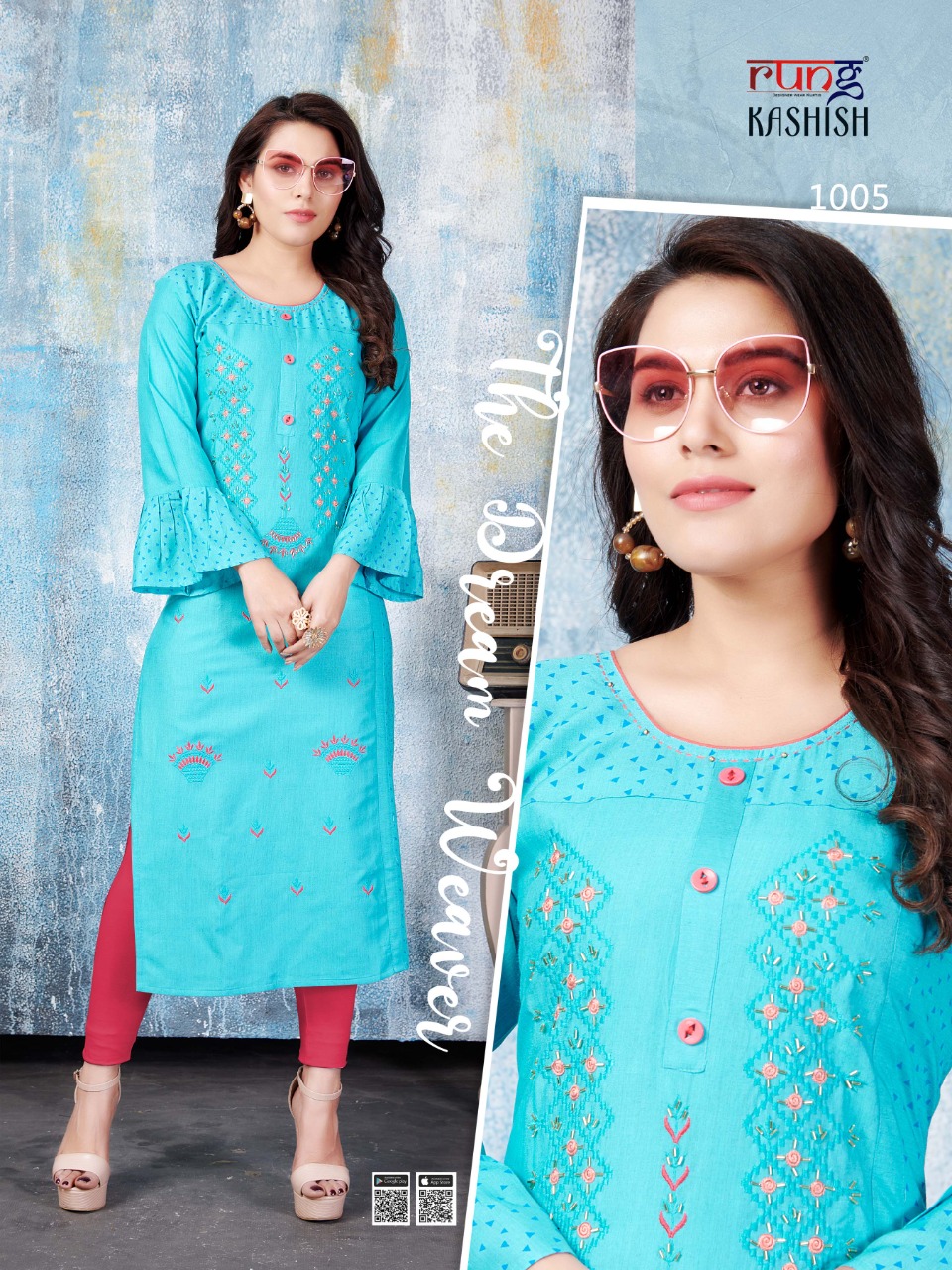 Rung  Presents Kashish Casual Wear Kurtis