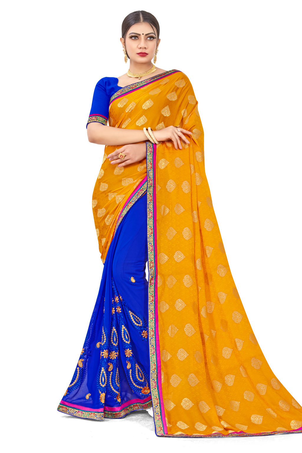 Sangam Presents Kaashi Georgette Sarees