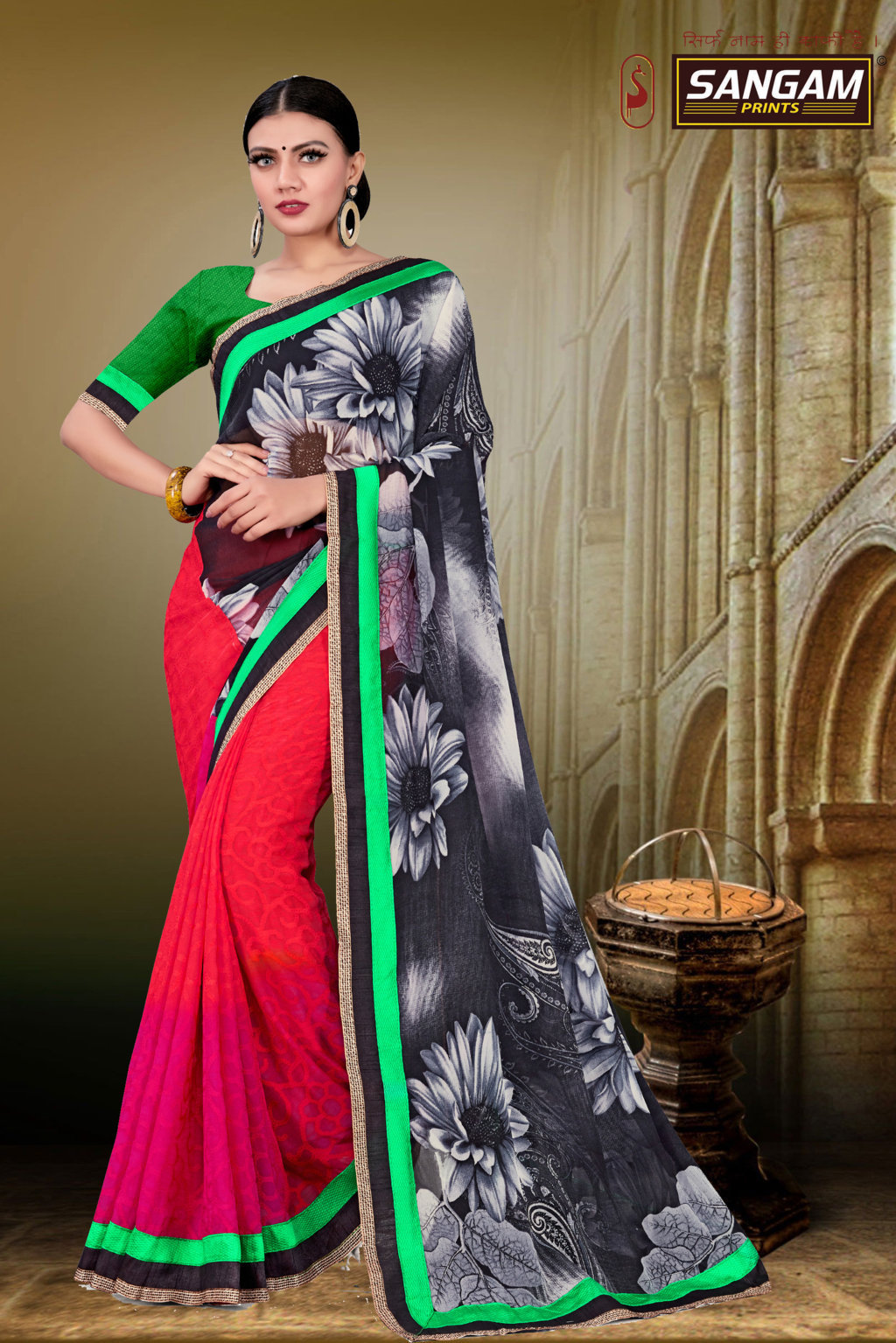 Sangam Presents Kaashi-4 Georgette Sarees