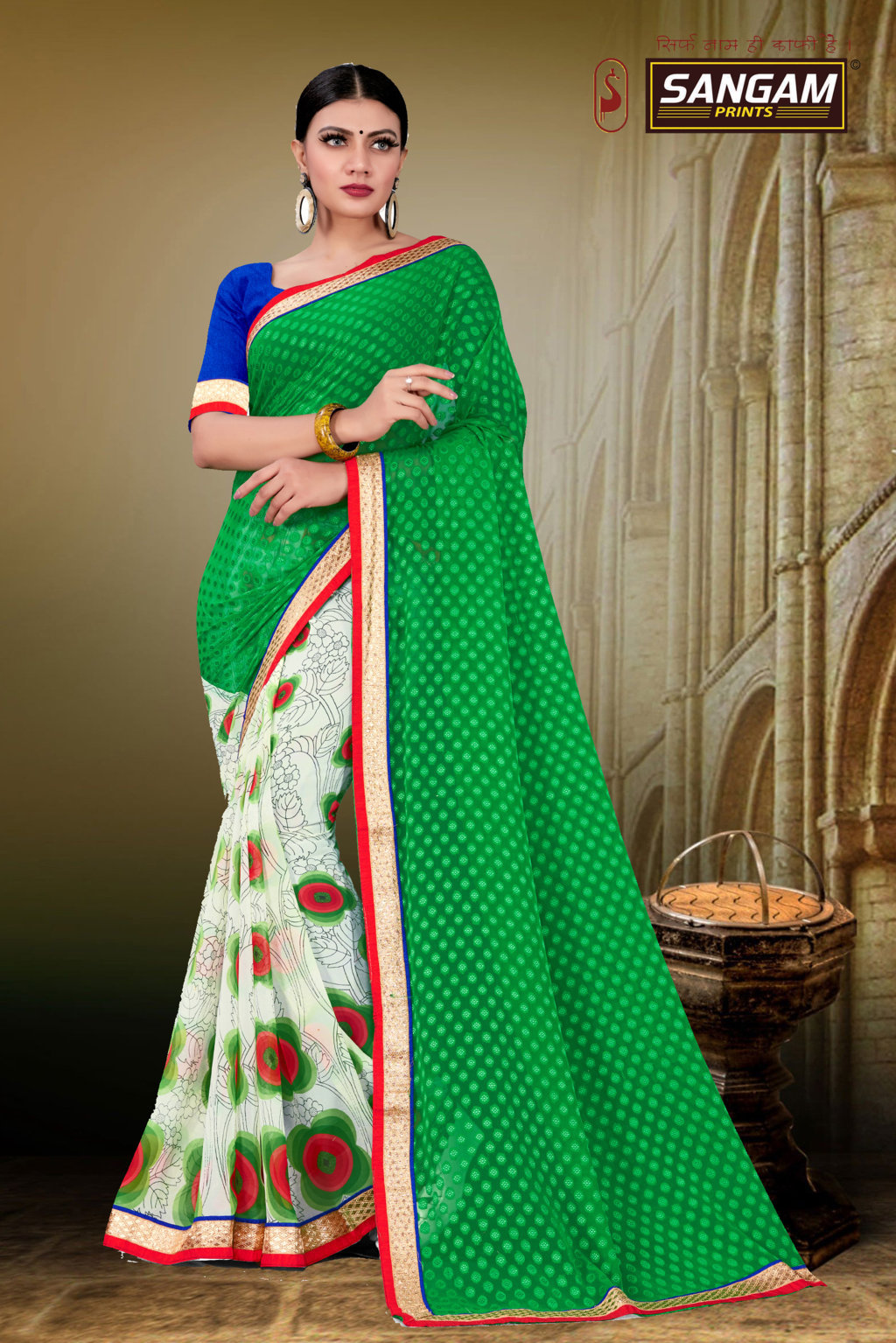 Sangam Presents Kaashi-4 Georgette Sarees