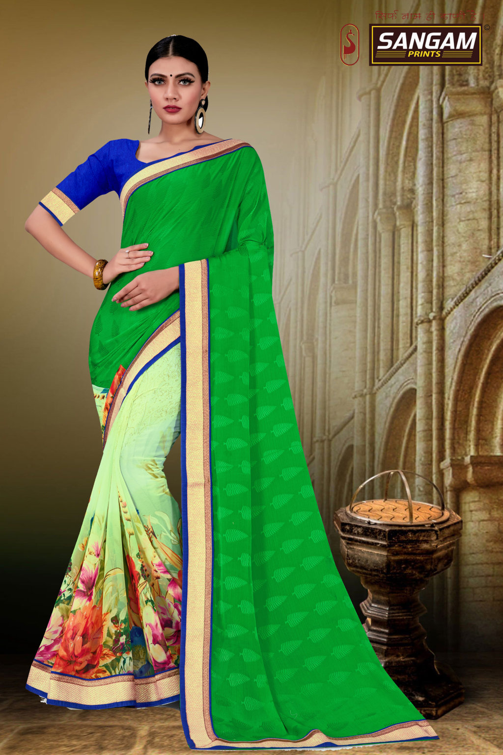 Sangam Presents Kaashi-4 Georgette Sarees