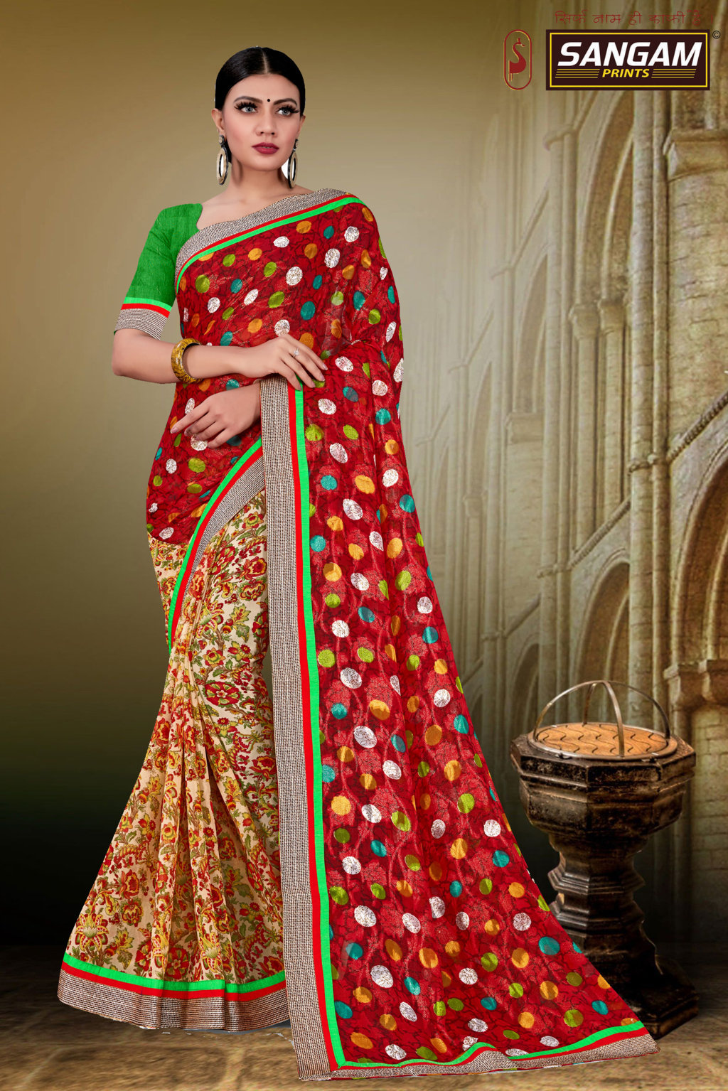 Sangam Presents Kaashi-4 Georgette Sarees