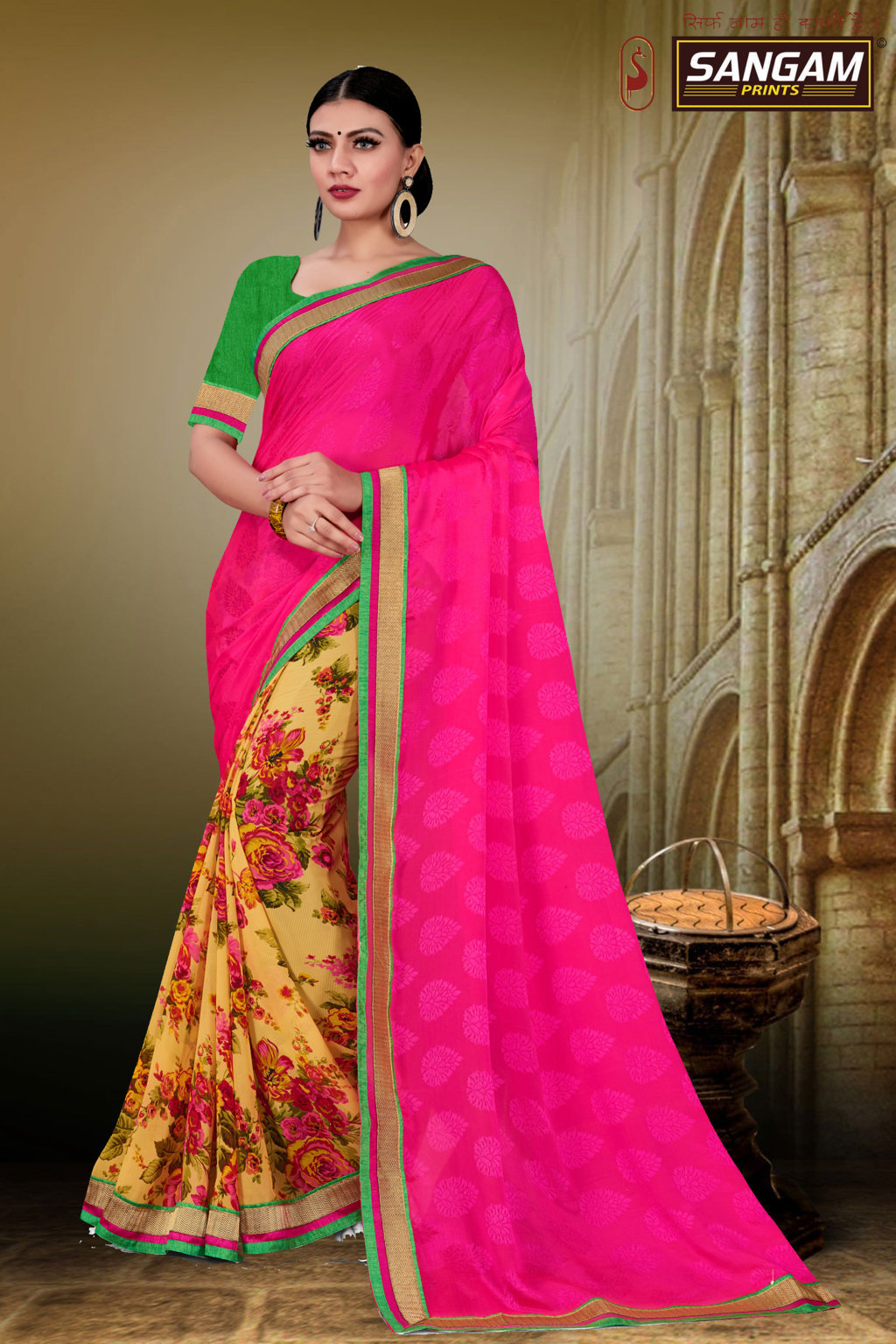 Sangam Presents Kaashi-4 Georgette Sarees