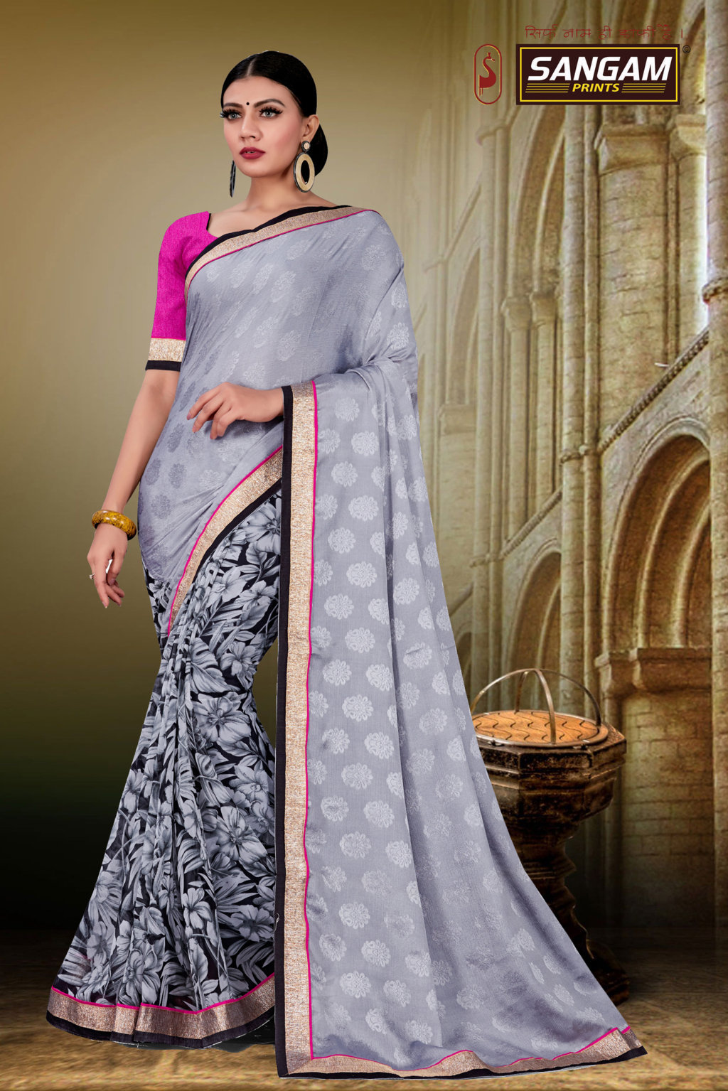Sangam Presents Kaashi-4 Georgette Sarees