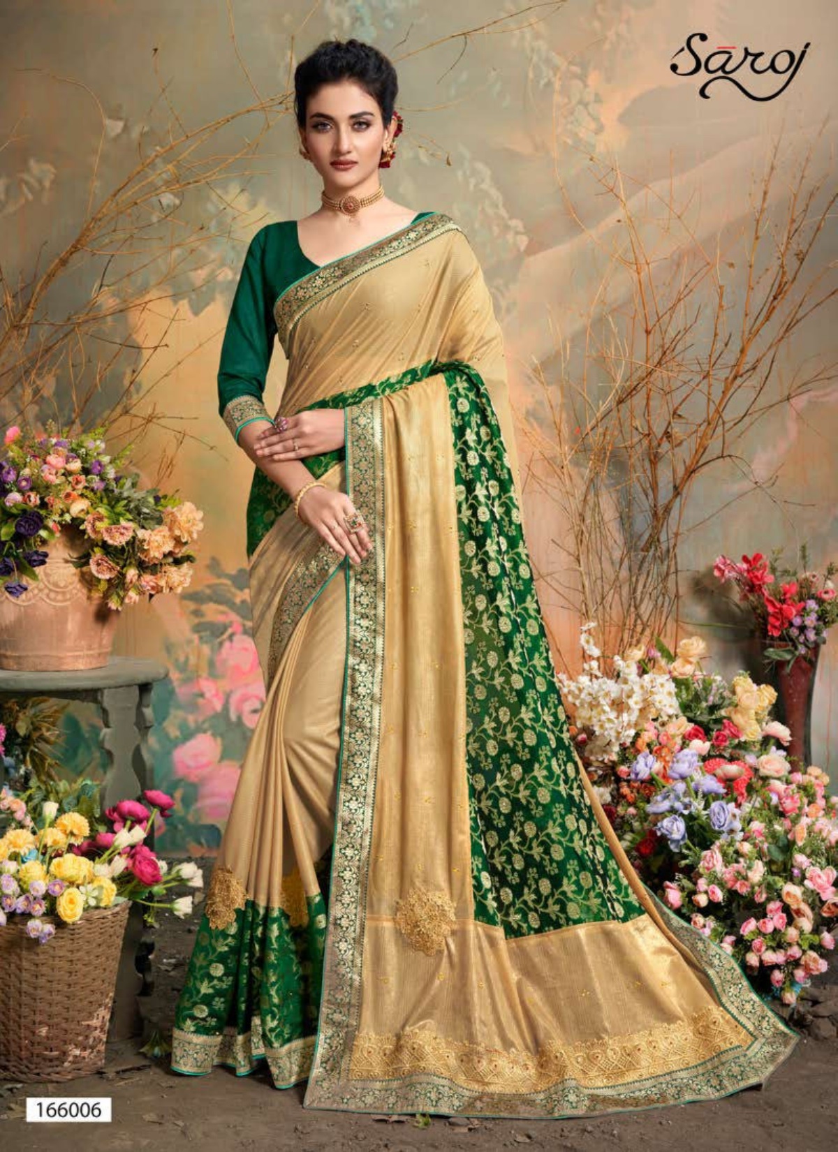 Saroj Presents Aahana Party Wear Sarees Catalogue