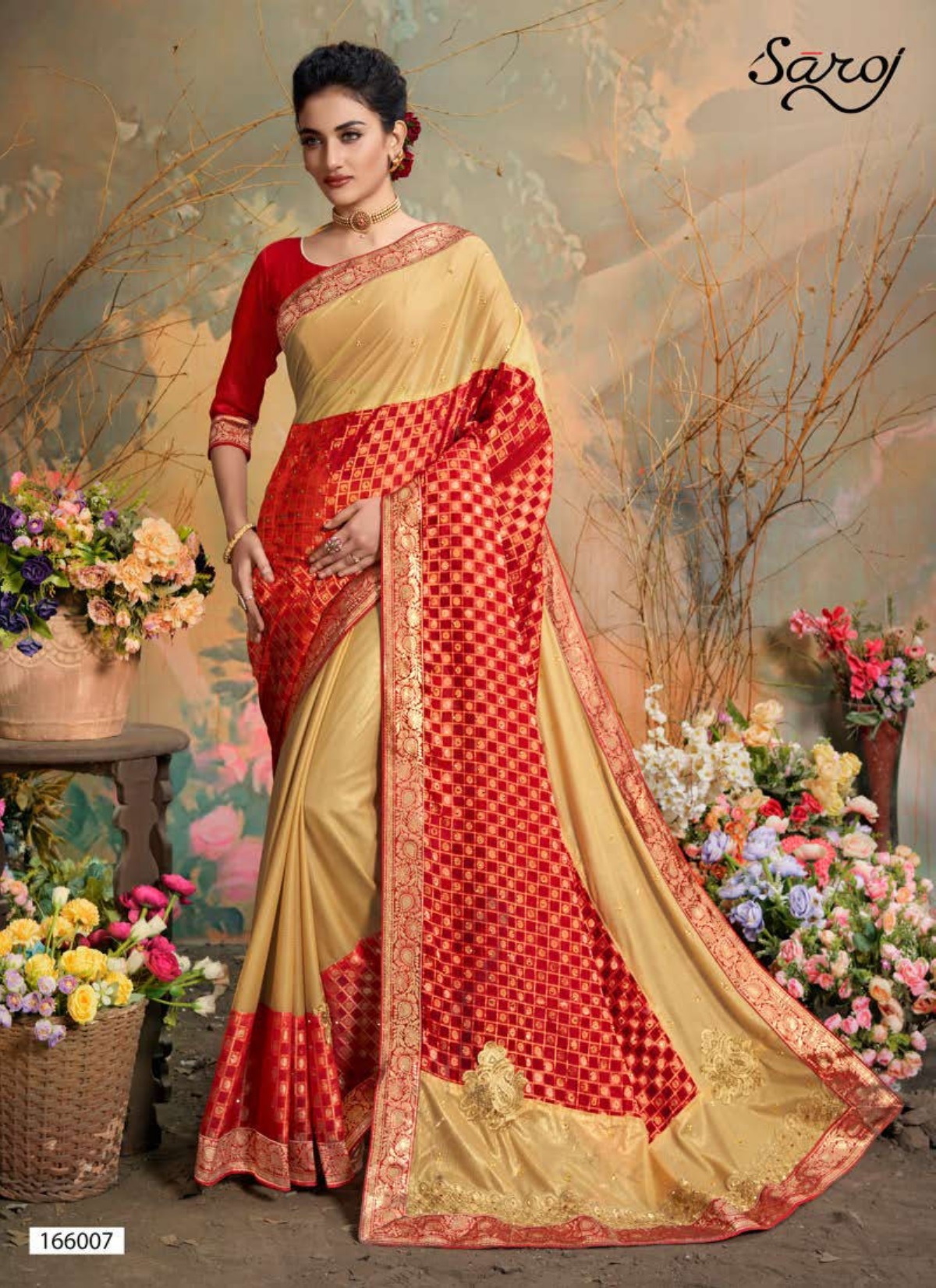 Saroj Presents Aahana Party Wear Sarees Catalogue