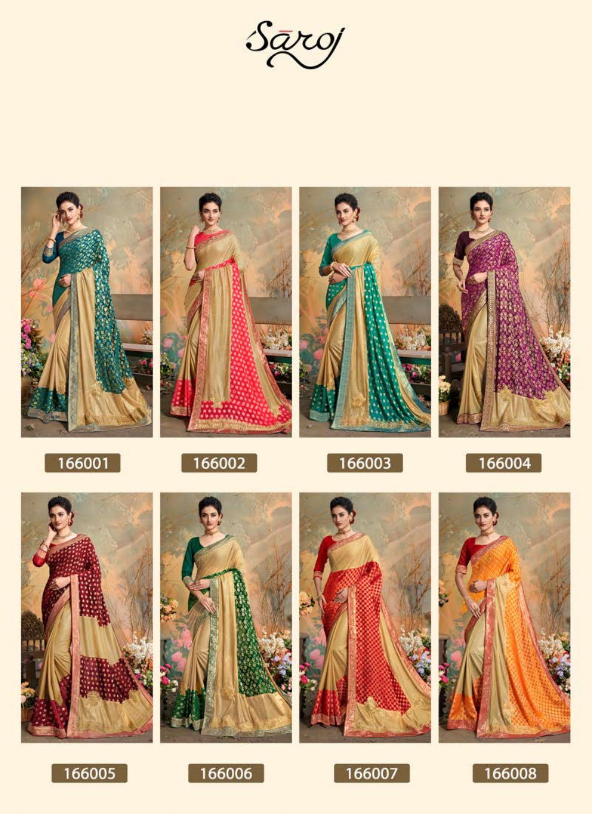 Saroj Presents Aahana Party Wear Sarees Catalogue