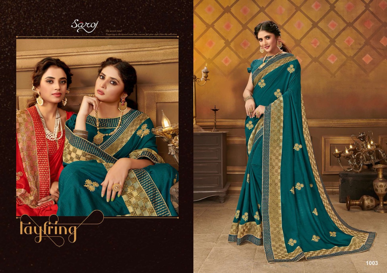 Saroj Presents  Divyajyoti  Festive Wear Sarees Collection