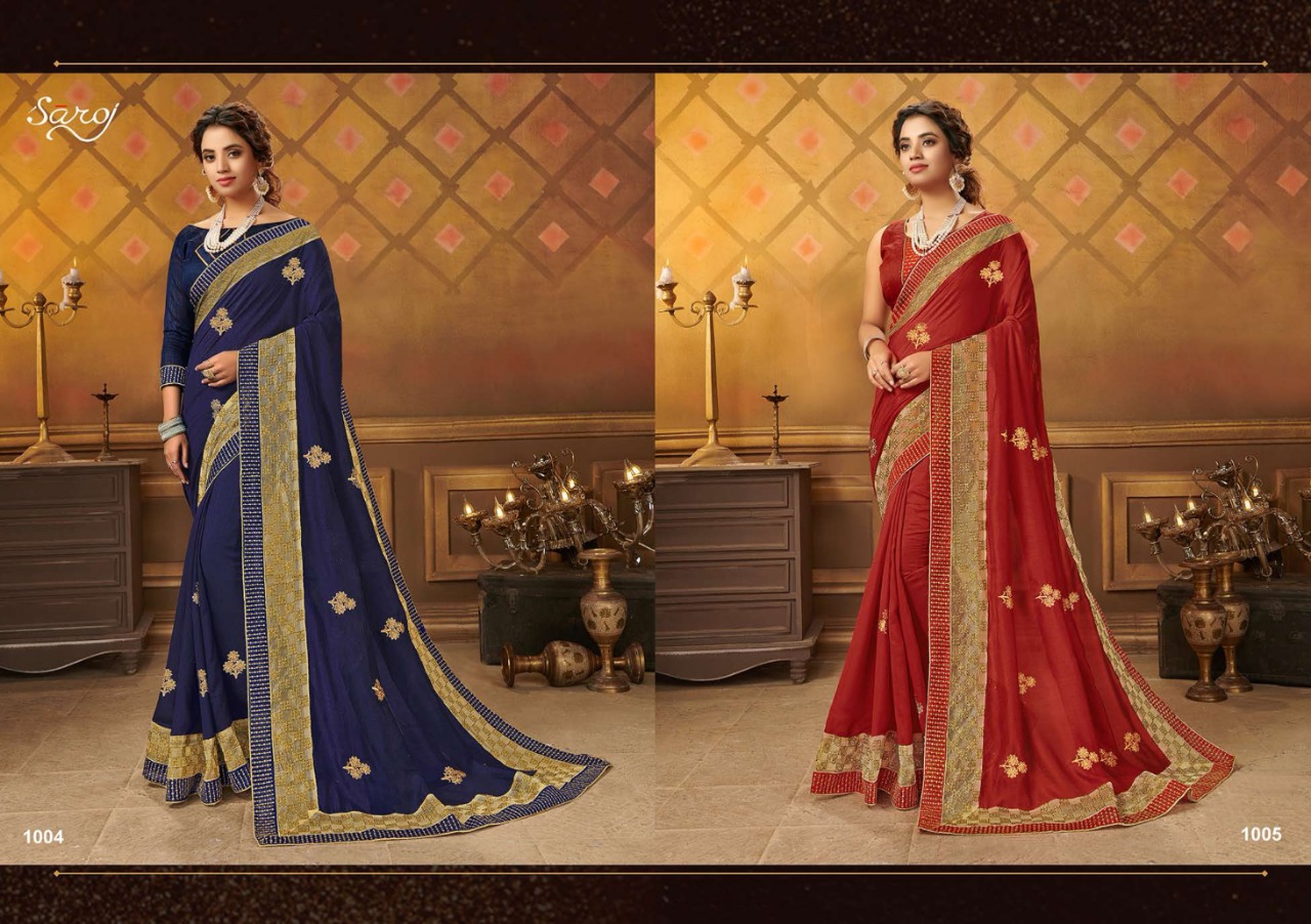 Saroj Presents  Divyajyoti  Festive Wear Sarees Collection