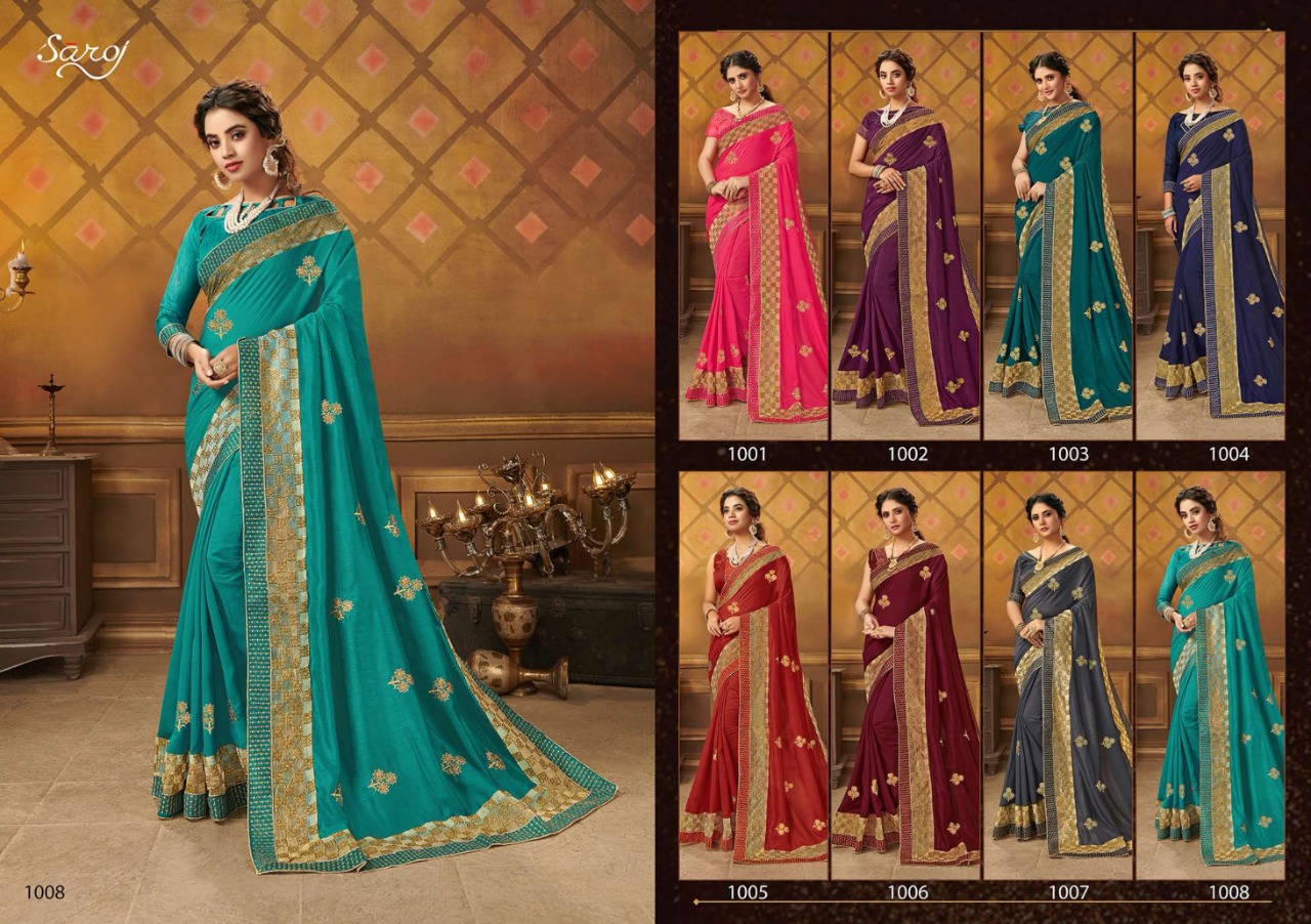 Saroj Presents  Divyajyoti  Festive Wear Sarees Collection