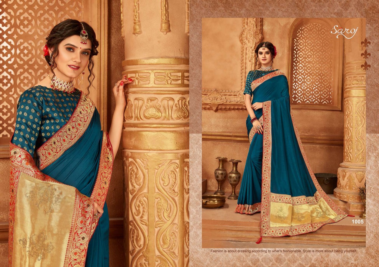 Saroj Presents  Abhilasha Festive Wear Sarees Collection