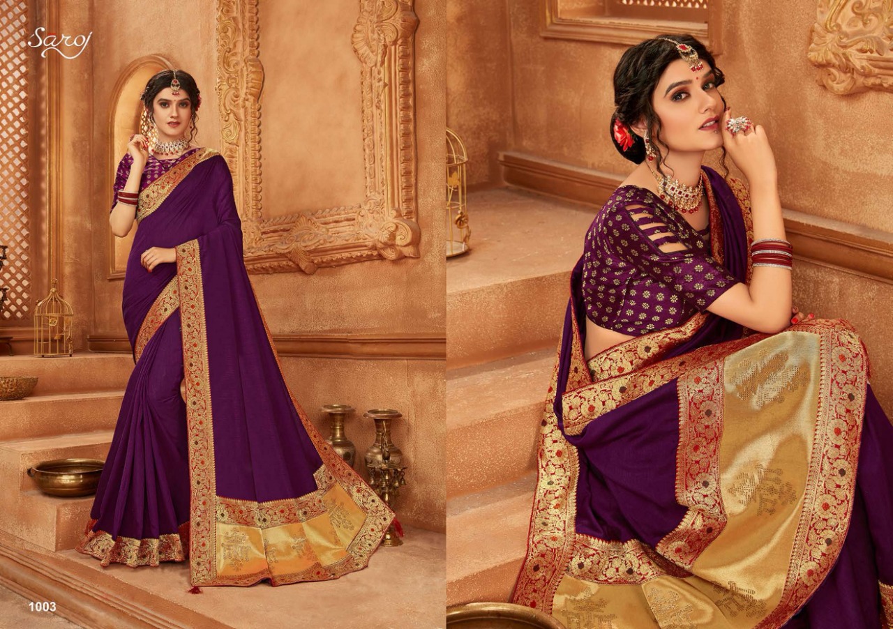 Saroj Presents  Abhilasha Festive Wear Sarees Collection