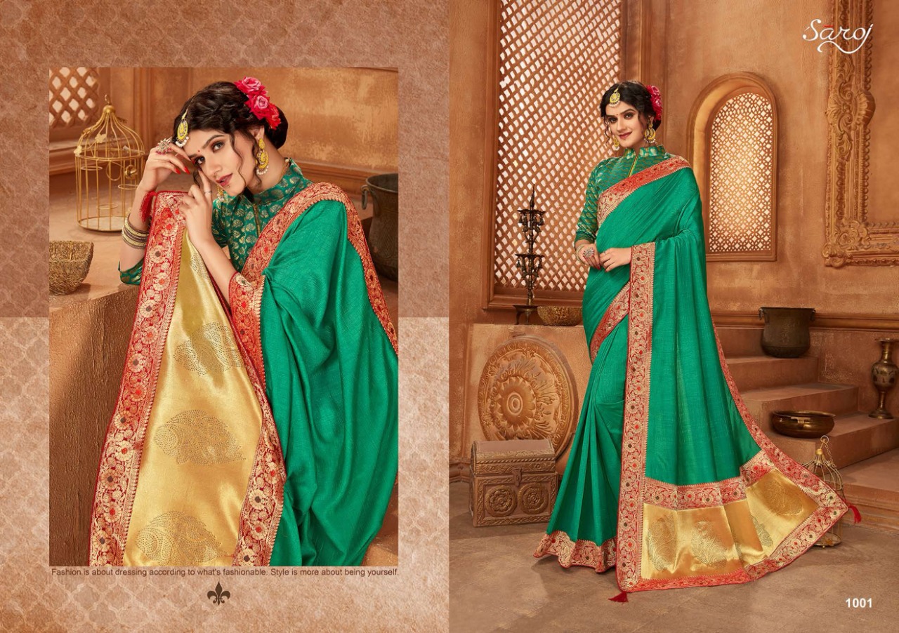Saroj Presents  Abhilasha Festive Wear Sarees Collection