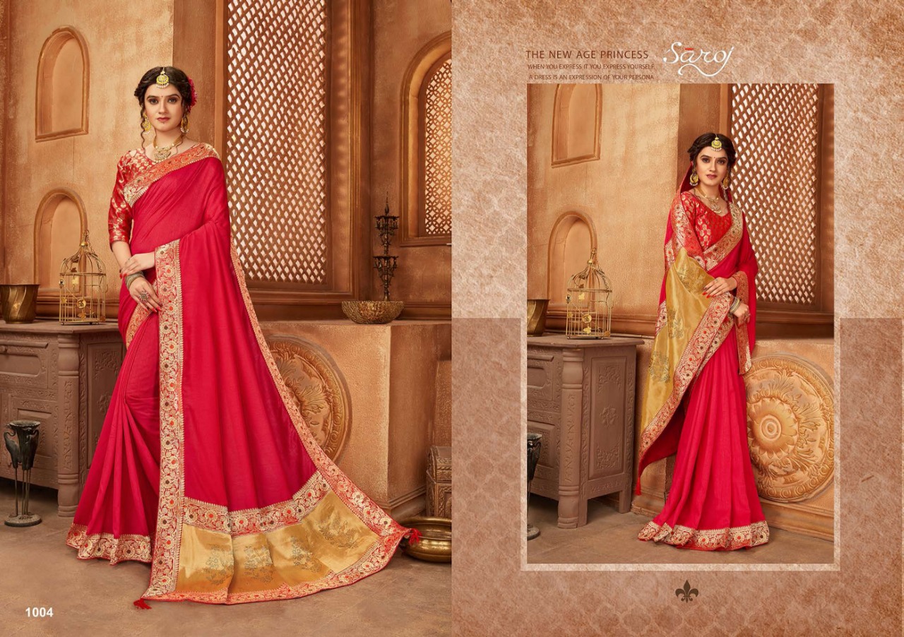 Saroj Presents  Abhilasha Festive Wear Sarees Collection