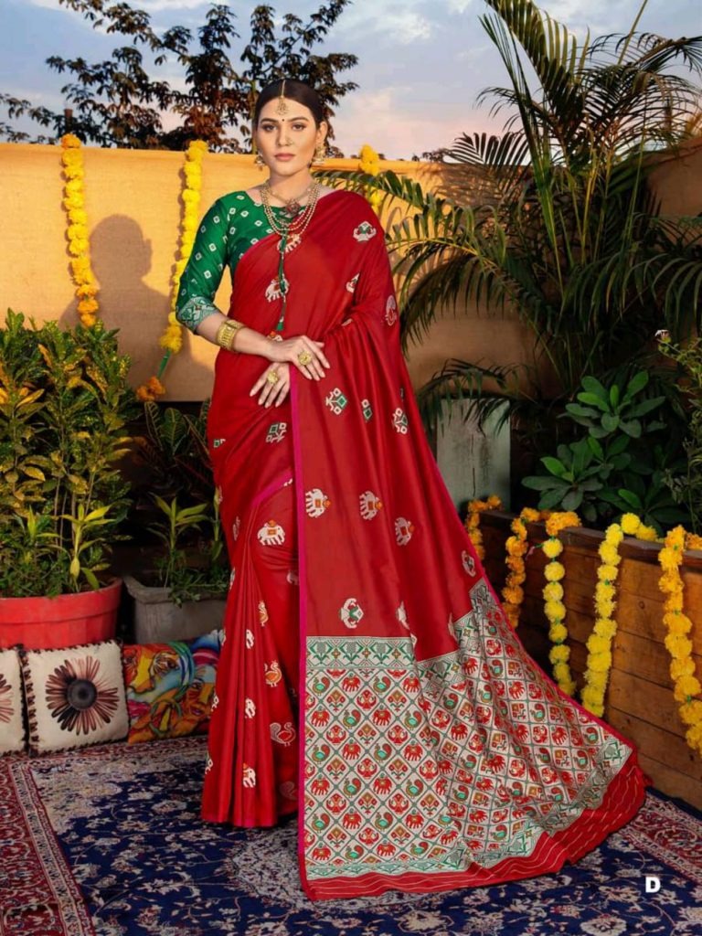 Shangrila  Presents Sonpari Silk Festive Wear Sarees Collection