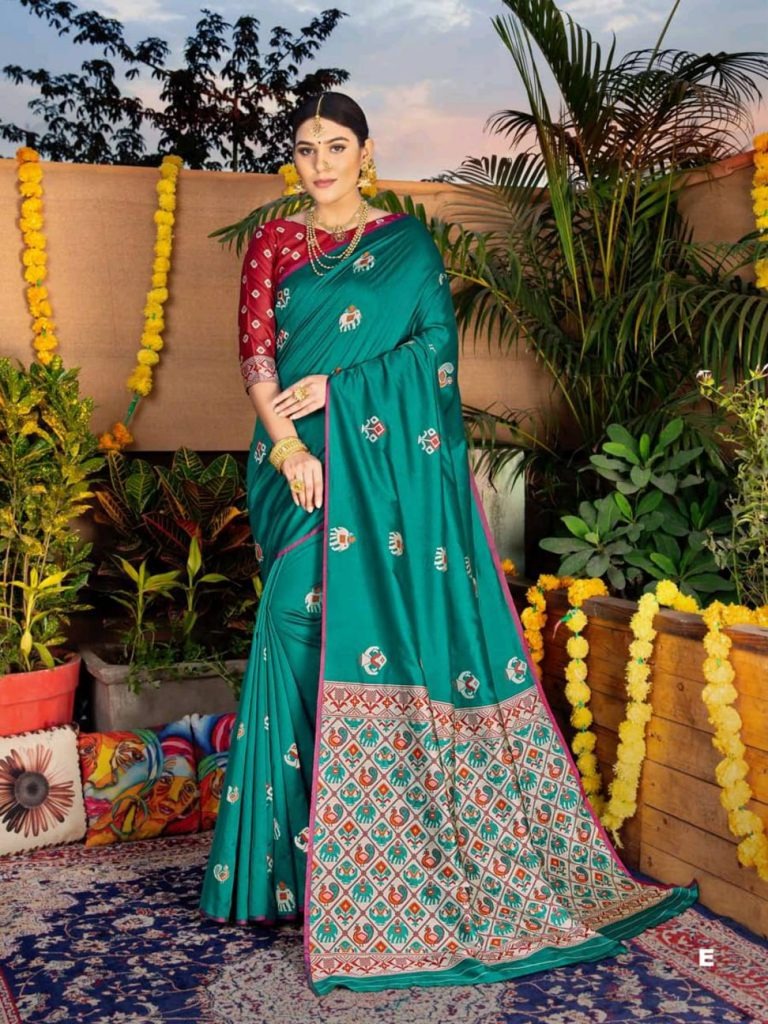 Shangrila  Presents Sonpari Silk Festive Wear Sarees Collection