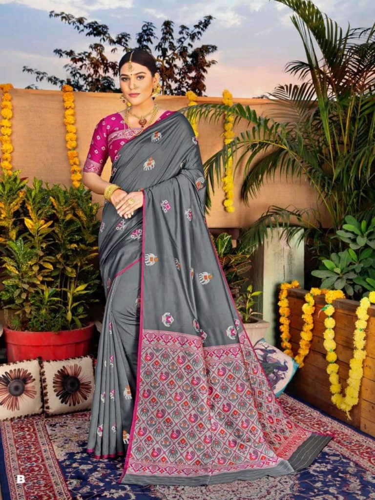 Shangrila  Presents Sonpari Silk Festive Wear Sarees Collection