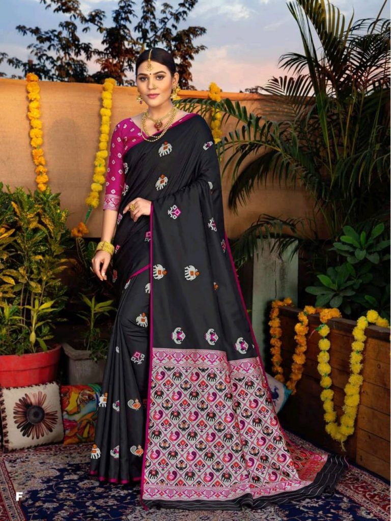 Shangrila  Presents Sonpari Silk Festive Wear Sarees Collection