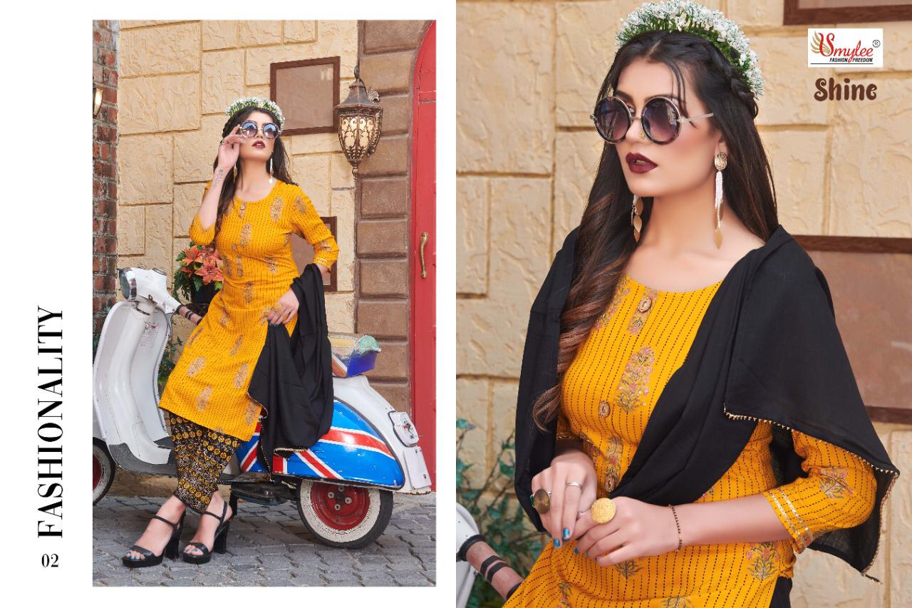 Smylee Presents  Shine  Printed Readymade Collection