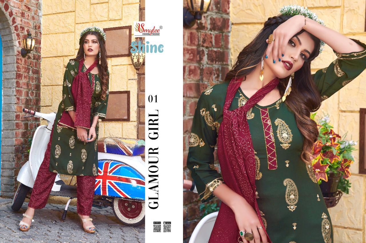 Smylee Presents  Shine  Printed Readymade Collection