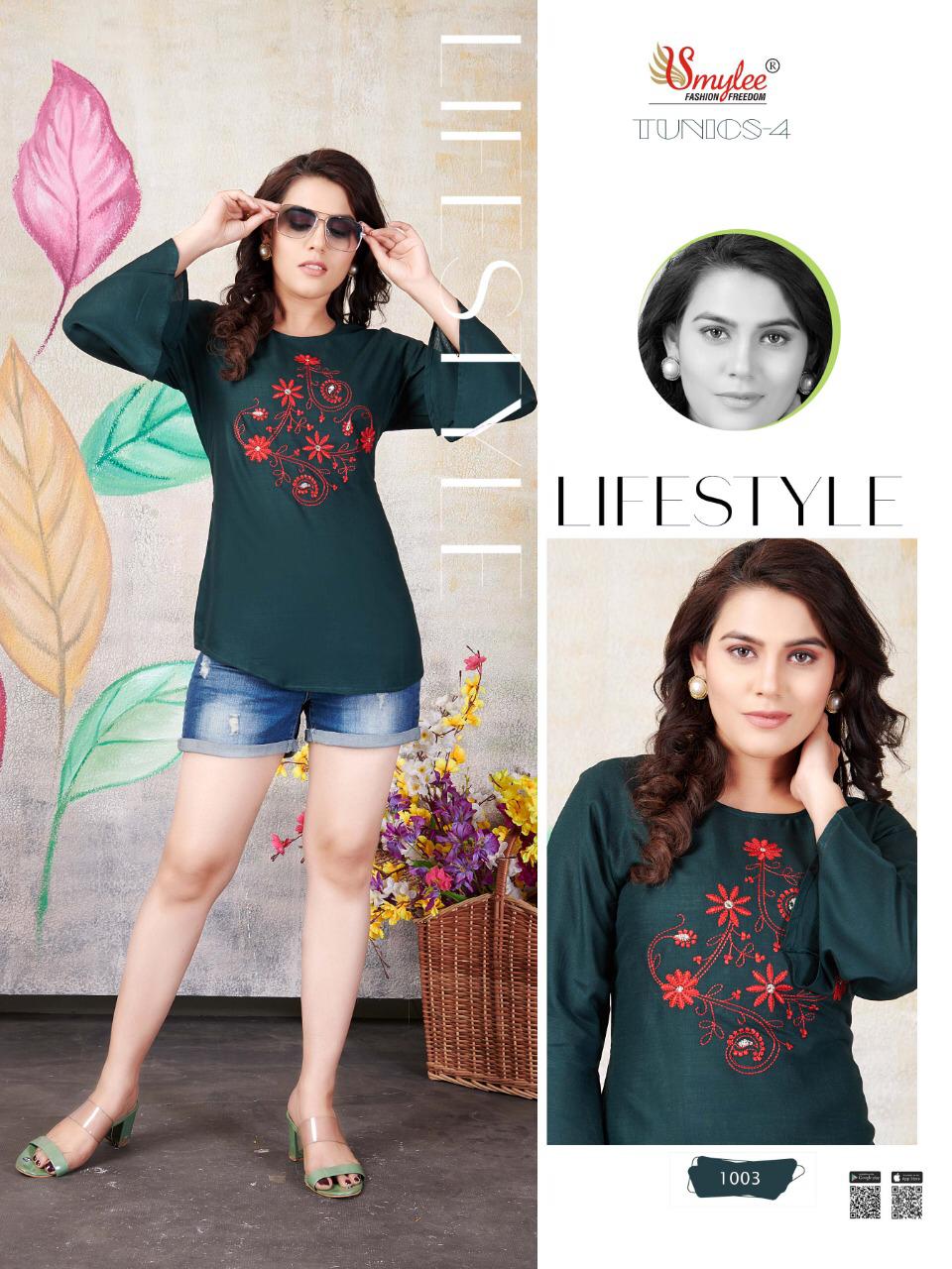 Smylee  Presents  Tunics Vol  4  Ladies Top Collection