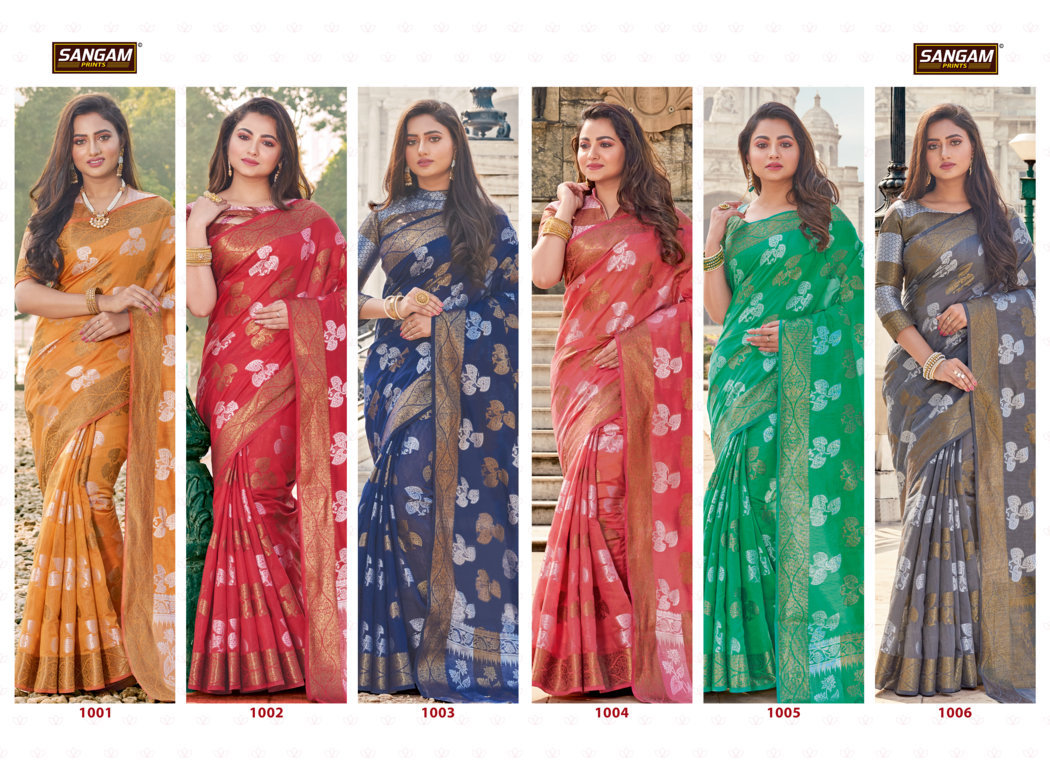 Sangam Presents Pallavi Silk Cotton Handloom Sarees