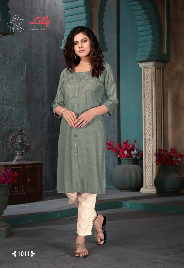 Lilly Presents Barbla  Kurtis With Bottom  Collection