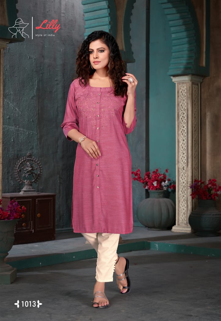 Lilly Presents Barbla  Kurtis With Bottom  Collection