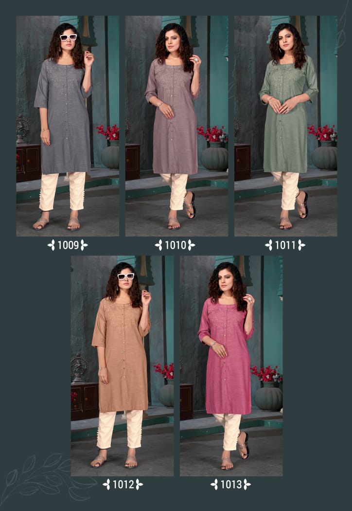 Lilly Presents Barbla  Kurtis With Bottom  Collection