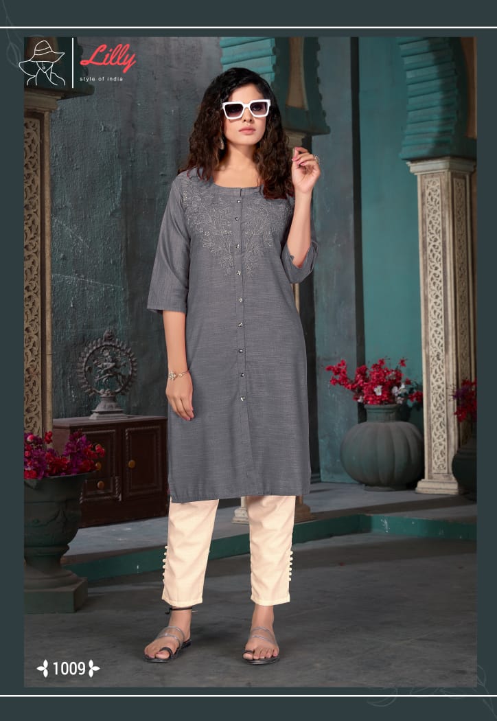 Lilly Presents Barbla  Kurtis With Bottom  Collection