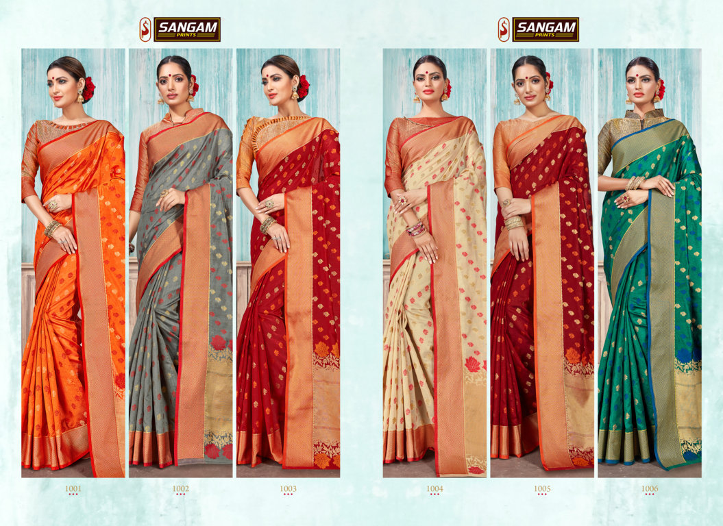 Sangam Presents Madras Handloom Cotton Sarees