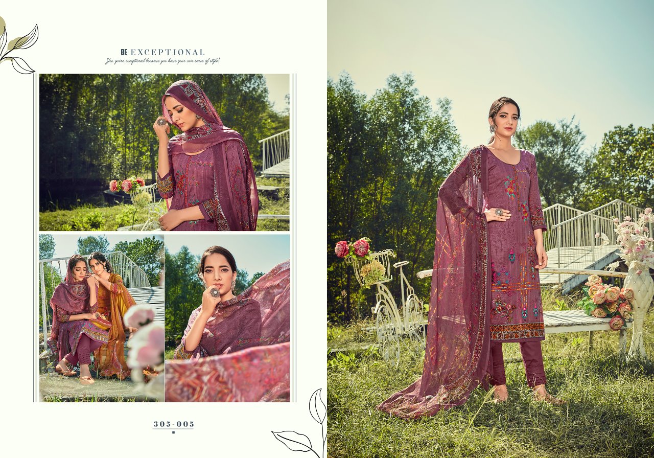 Zulfat Presents Amelia Fancy Digital Printed Dress Materials Collection