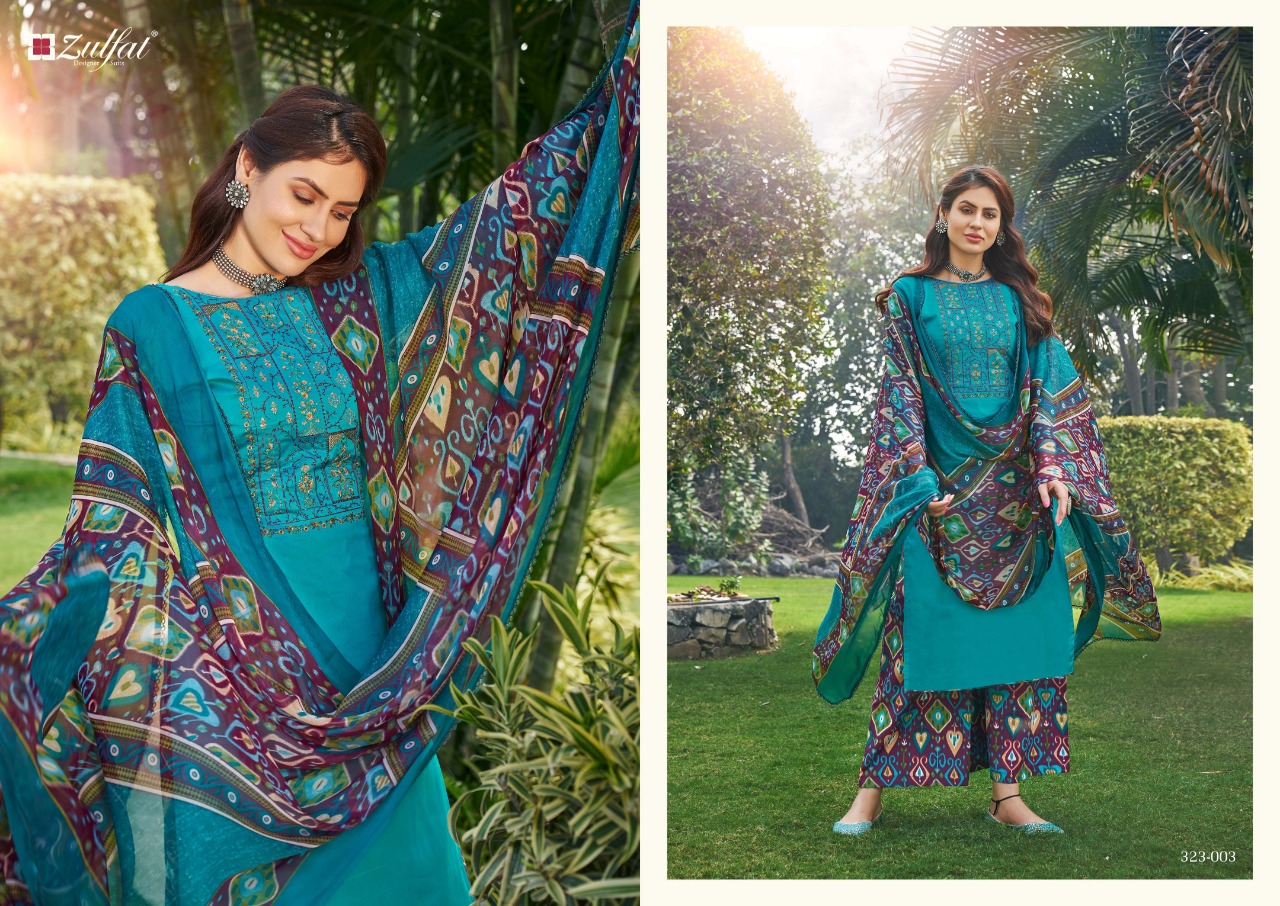 Zulfat Presents Mohini Vol 4 Designer Dress Material Collection