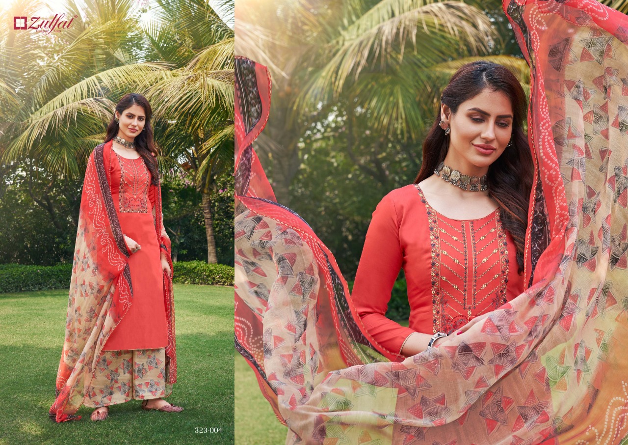 Zulfat Presents Mohini Vol 4 Designer Dress Material Collection