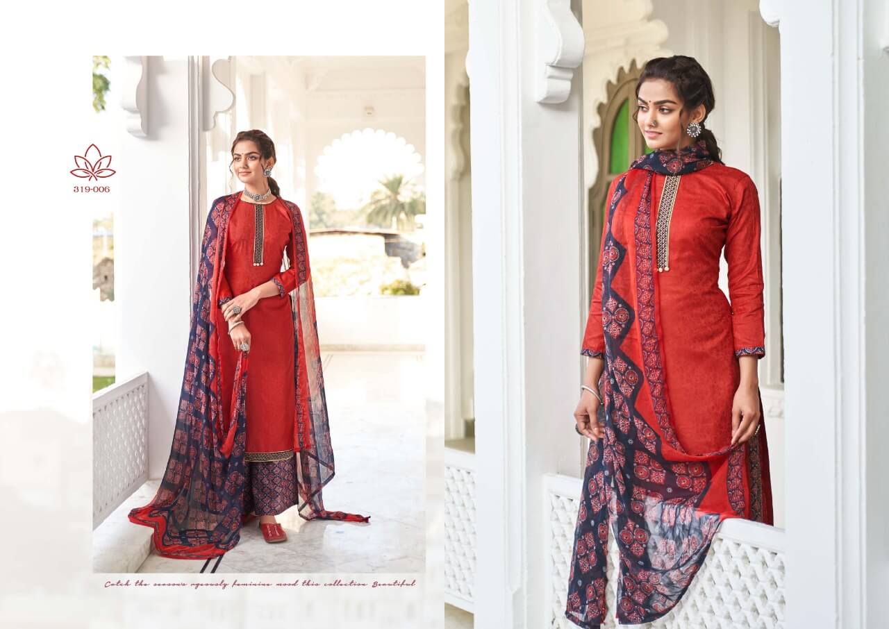 Zulfat Presents Patiala Magic  Designer Dress Material
