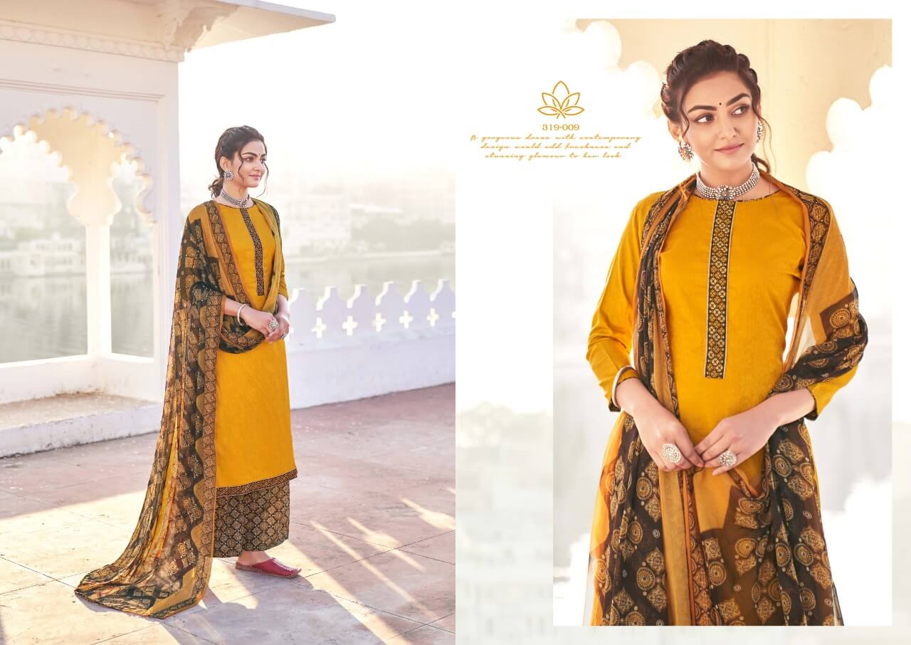 Zulfat Presents Patiala Magic  Designer Dress Material
