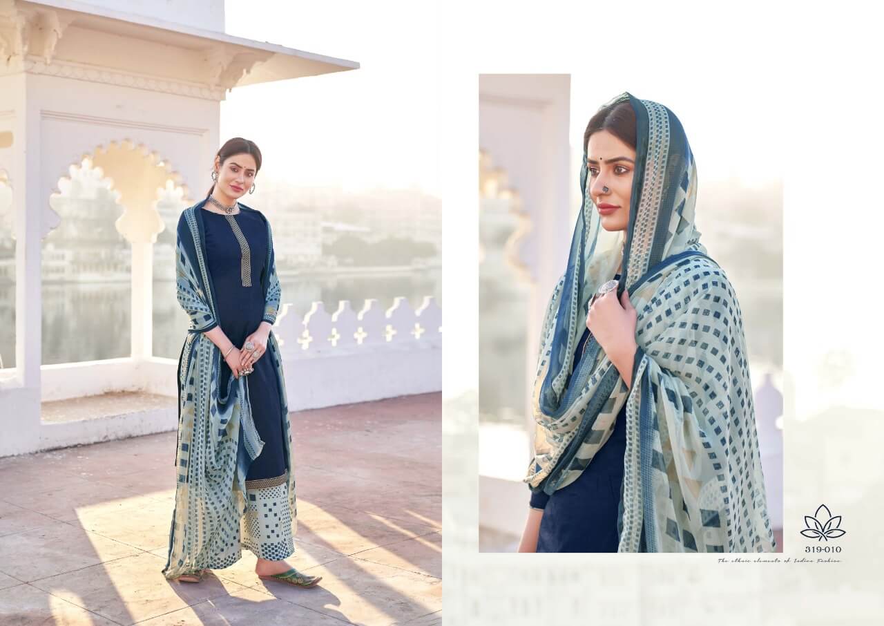 Zulfat Presents Patiala Magic  Designer Dress Material