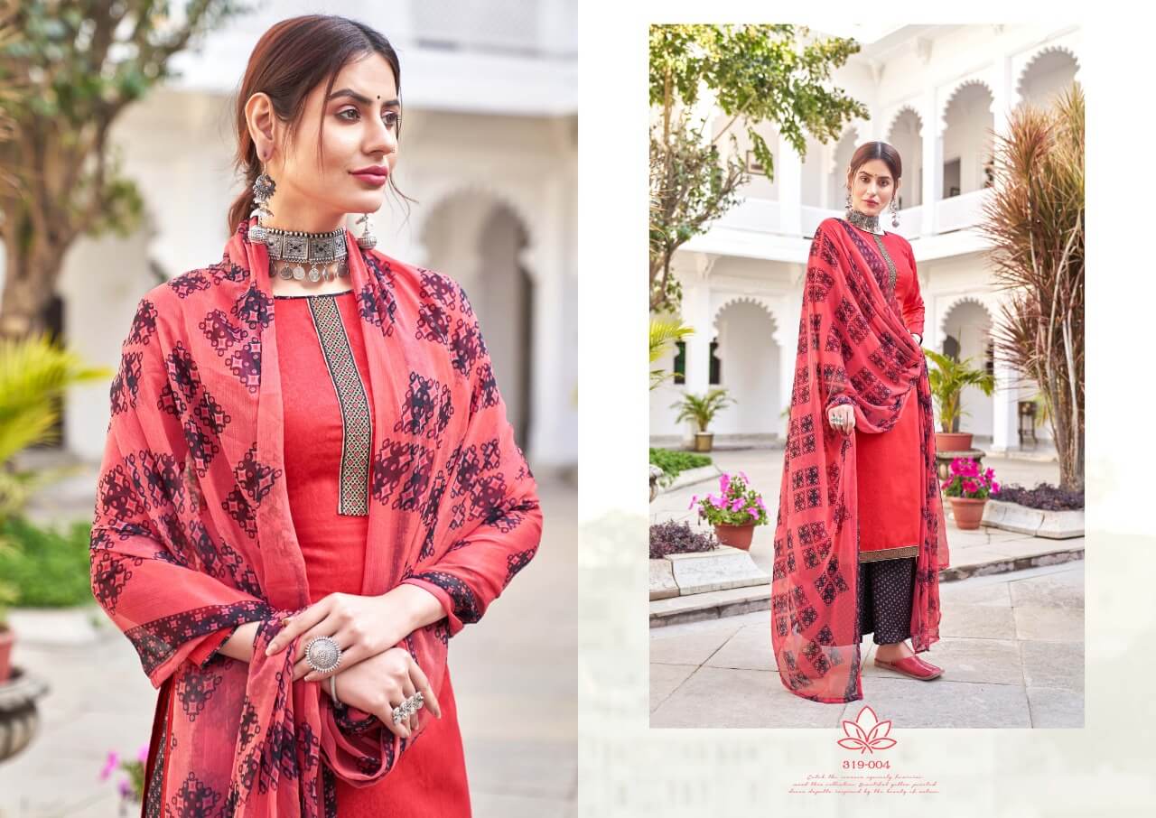 Zulfat Presents Patiala Magic  Designer Dress Material