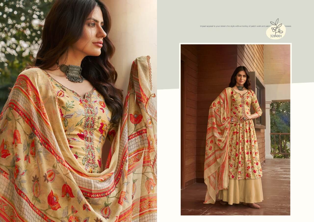 Zulfat  Presents Siyahi   Designer Dress Material