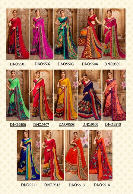 Colors Vol 37 By Kodas Group Printed Daily Wear Sarees Collection