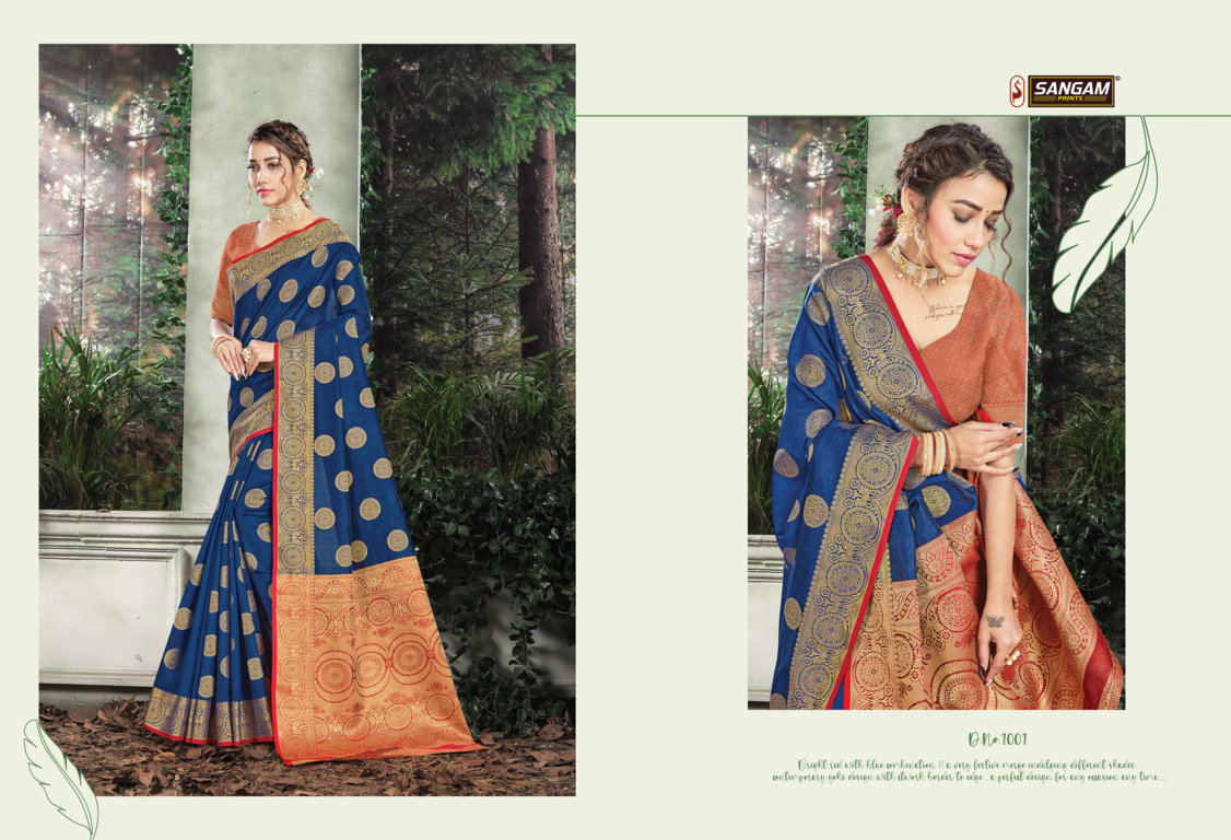 Sangam Presents Karmala Silk Handloom Silk Sarees