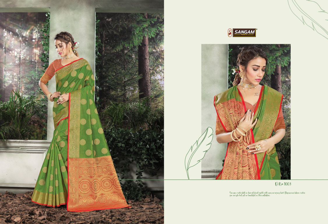 Sangam Presents Karmala Silk Handloom Silk Sarees