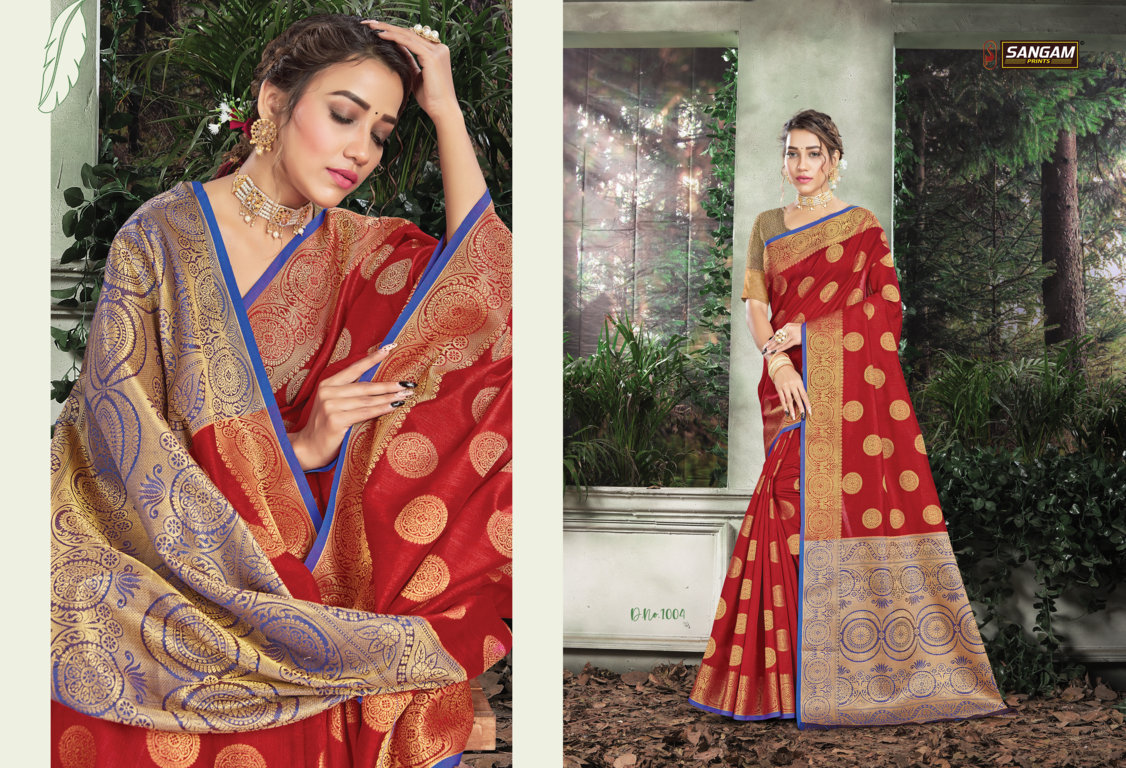 Sangam Presents Karmala Silk Handloom Silk Sarees