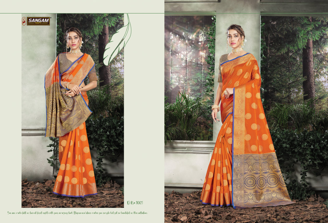 Sangam Presents Karmala Silk Handloom Silk Sarees
