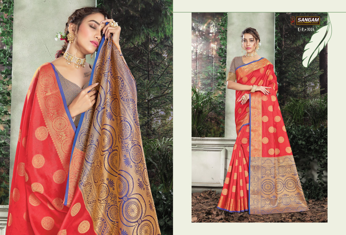 Sangam Presents Karmala Silk Handloom Silk Sarees