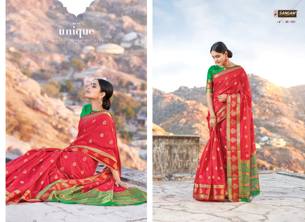 Sangam Presents Mango Silk Vol-2 Cotton Sarees