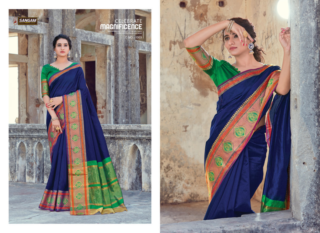 Sangam Presents Lavanya Vol-2 Cotton Sarees
