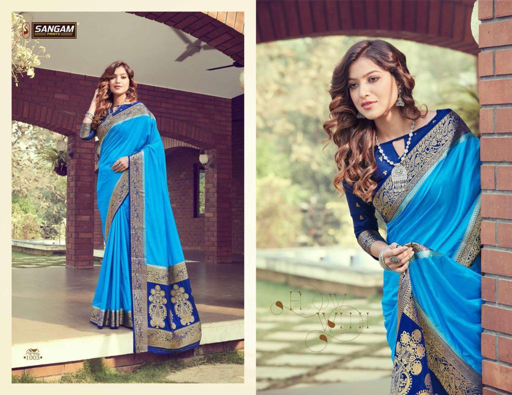 Sangam Presents Dolla Silk Zari Weaving Pure Silk Sarees